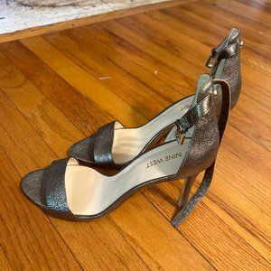 Nine West Rose Gold Stiletto Sandals size 8.5 nwmana